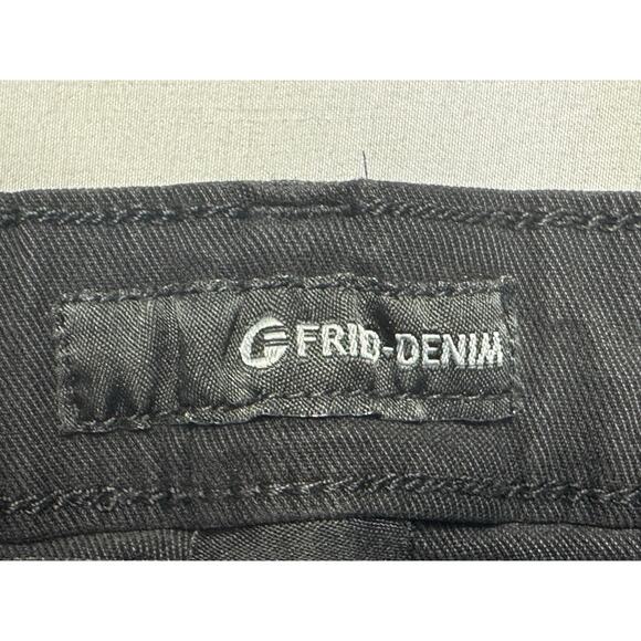 Fried Denim Men's Slim Fit Stretch Black Denim Jeans - Size 34x30 (34x28) - Picture 5 of 6